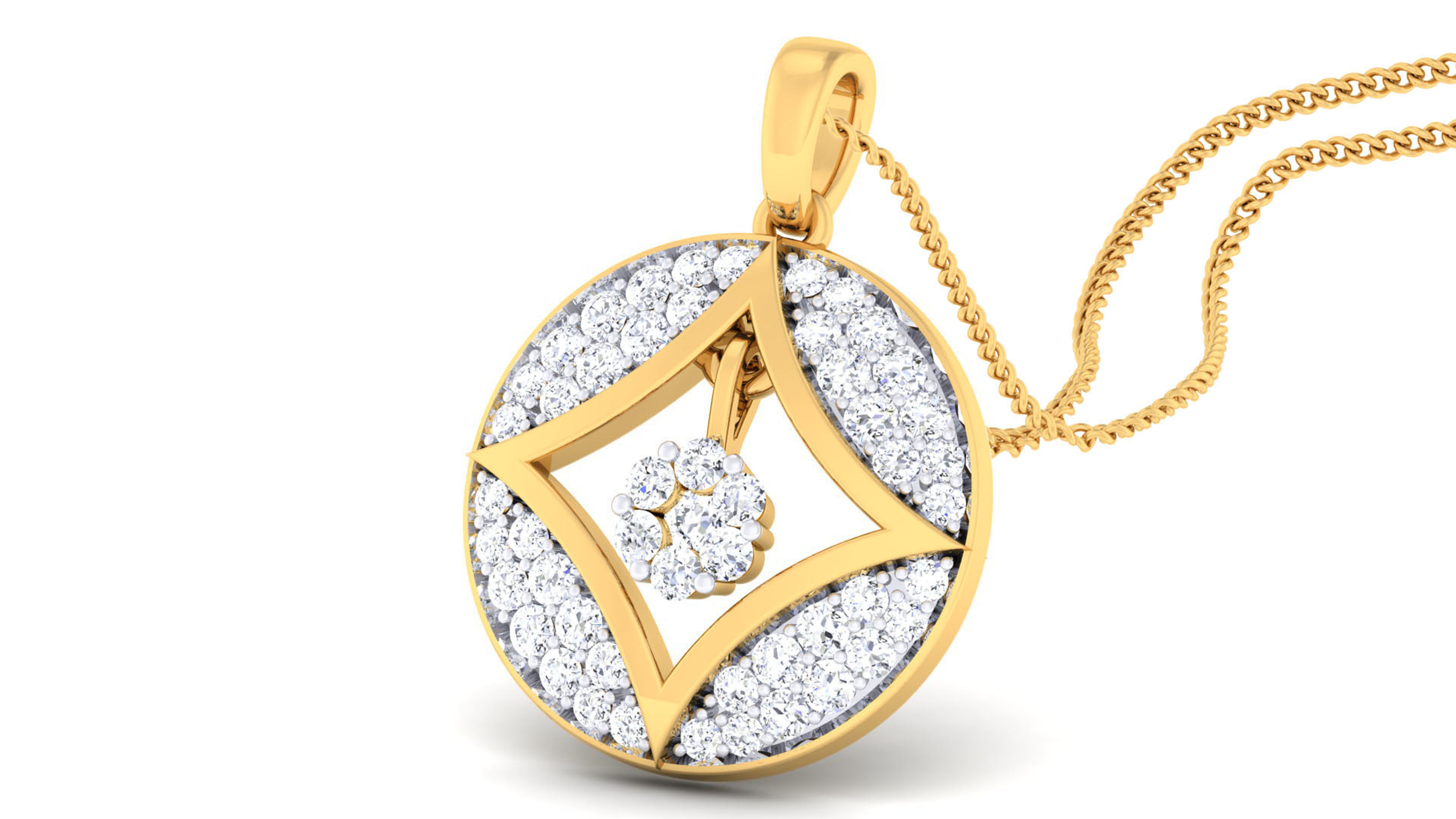 Women pendant-earrings set 3dm mgx render detail 3D print model 3D print model_1