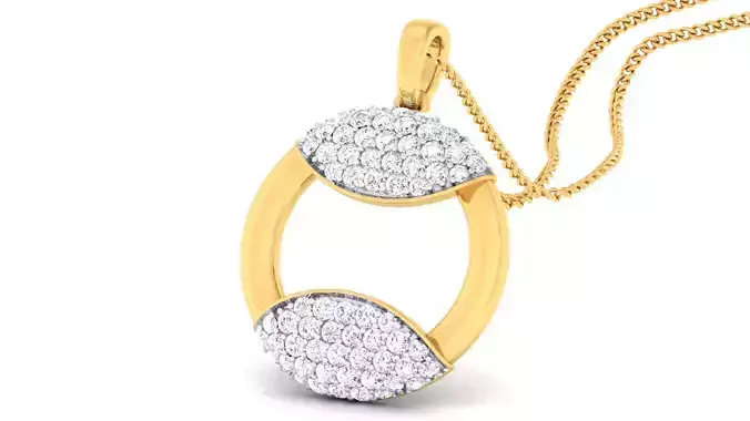 Women pendant-earrings set 3dm mgx render detail 3D print model