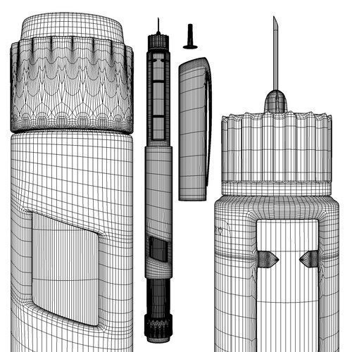Insulin FlexPen 3D model_4