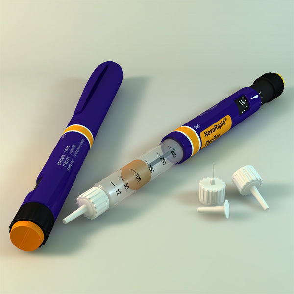 Insulin FlexPen 3D model_1