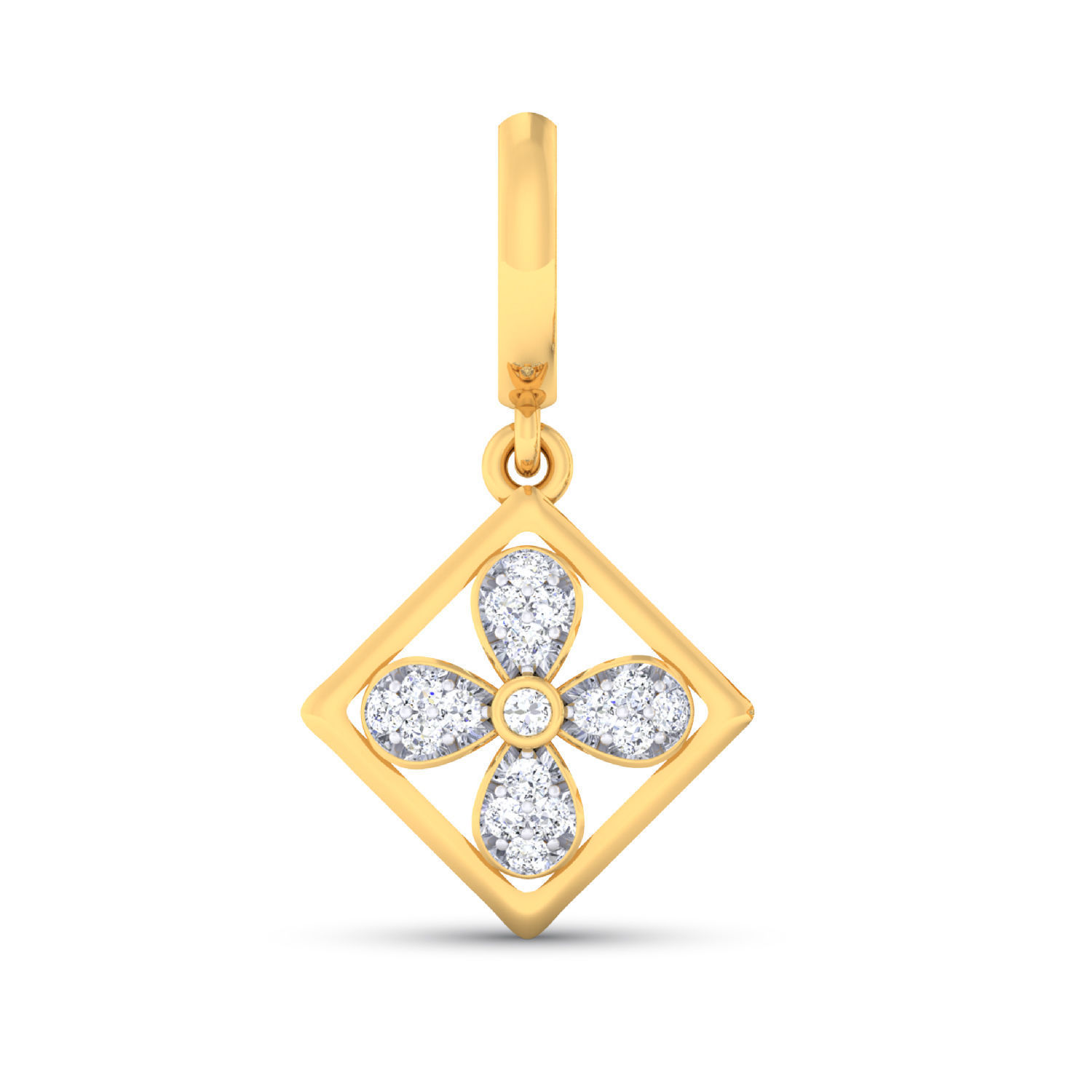 Women pendant-earrings set 3dm mgx render detail 3D print model 3D print model_2