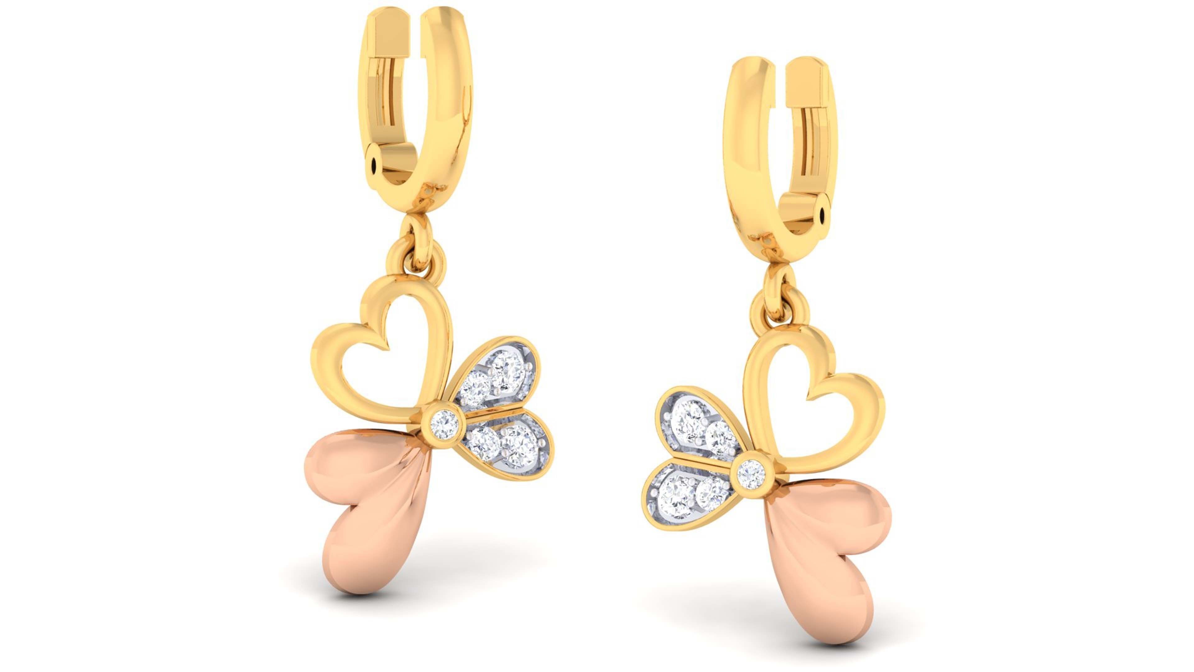 Women pendant-earrings set 3dm mgx render detail 3D print model 3D print model_2