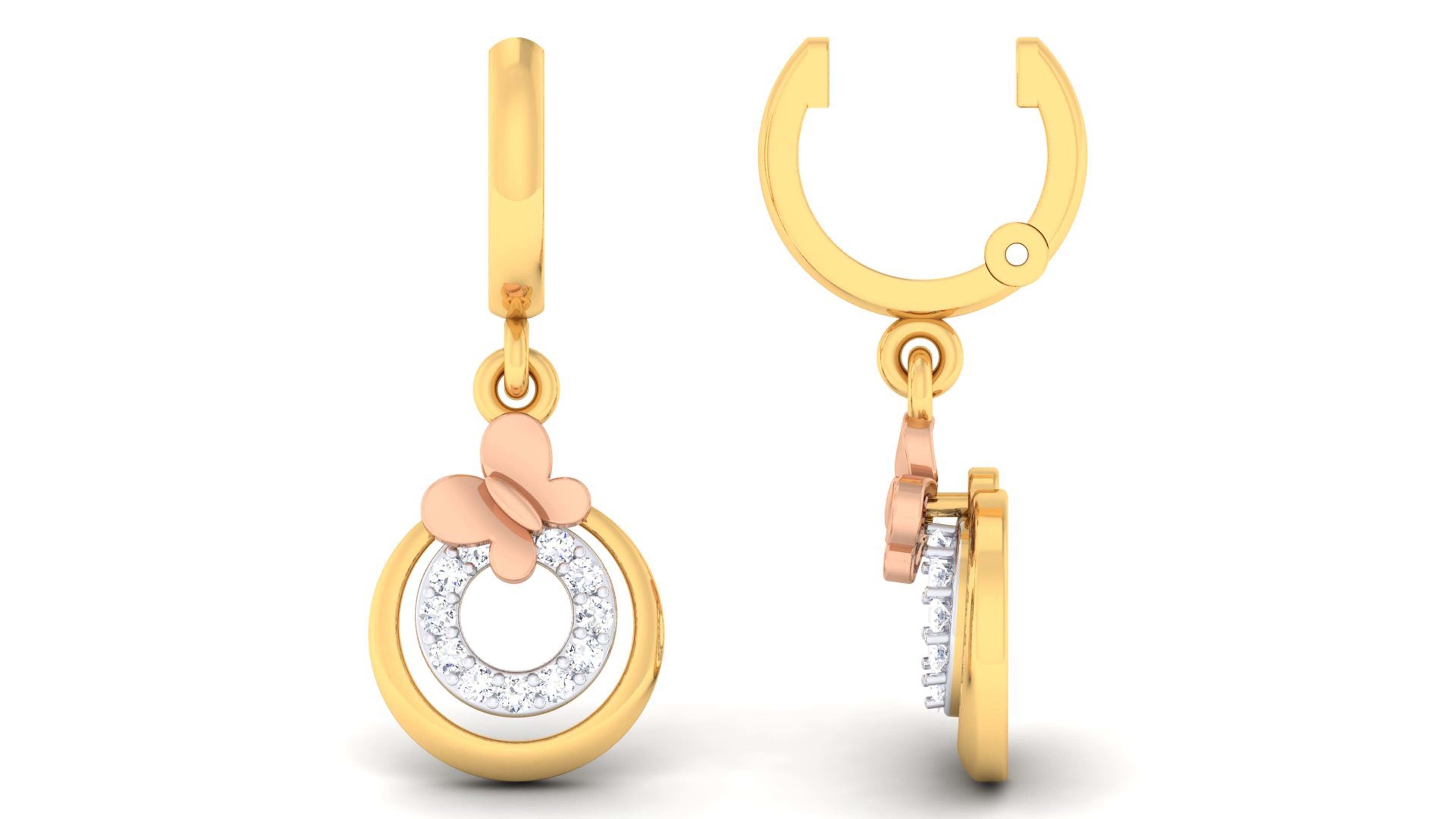 Women pendant-earrings set 3dm mgx render detail 3D print model 3D print model_5