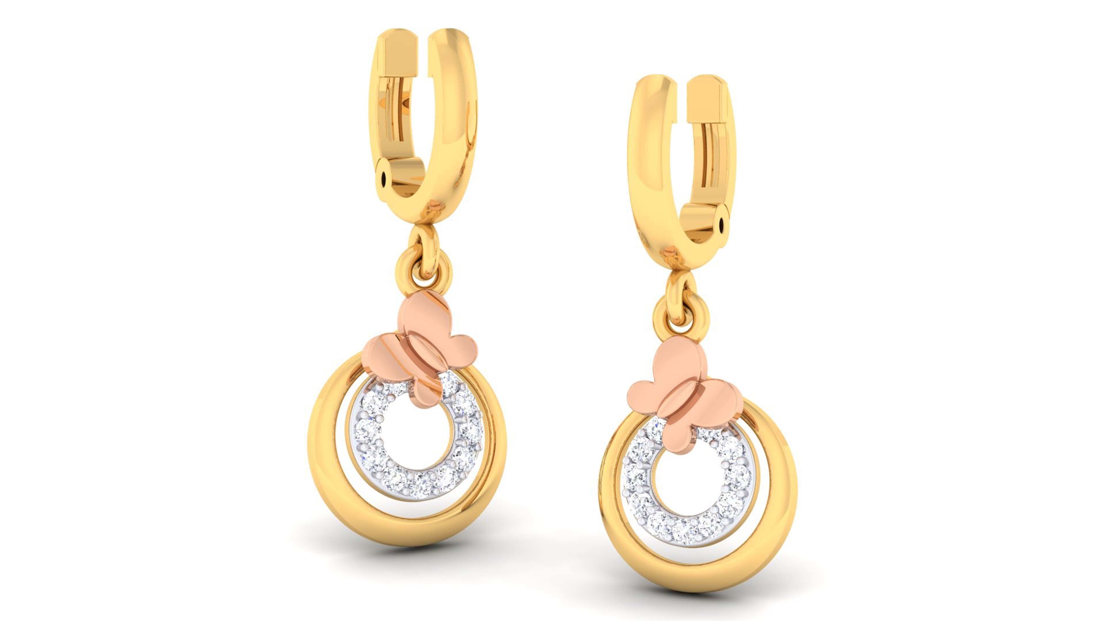 Women pendant-earrings set 3dm mgx render detail 3D print model 3D print model_2