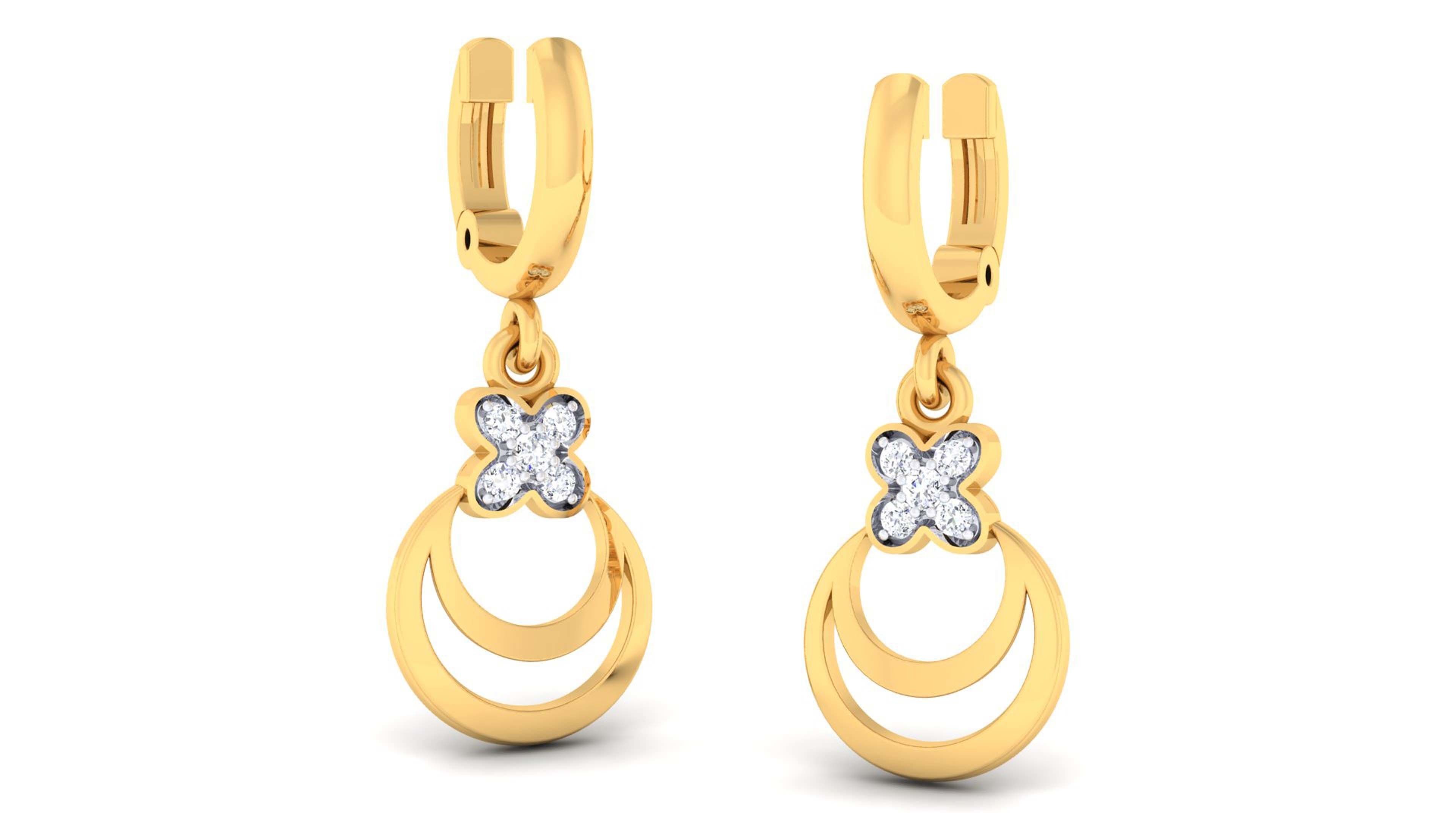 Women pendant-earrings set 3dm mgx render detail 3D print model 3D print model_2