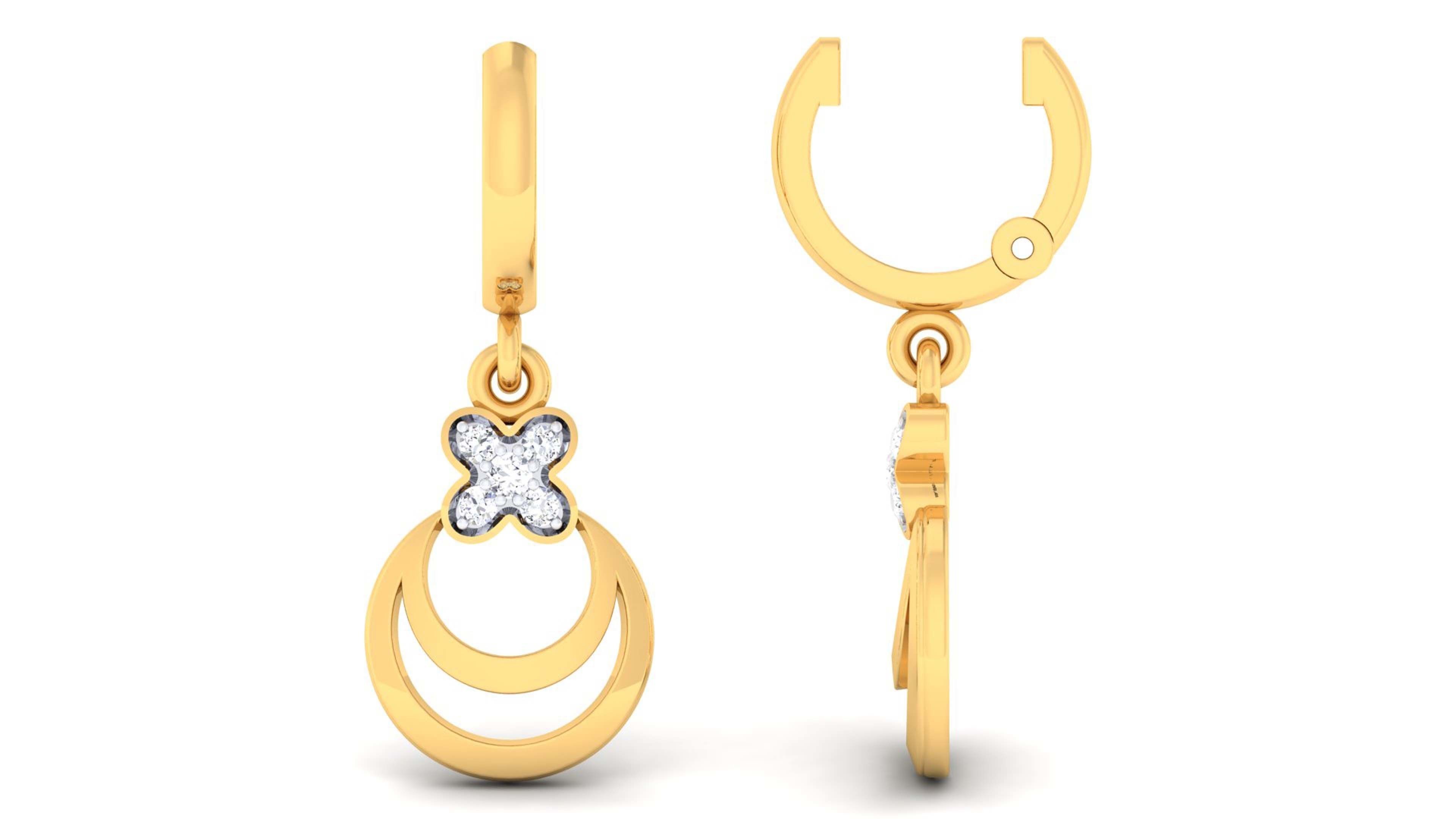 Women pendant-earrings set 3dm mgx render detail 3D print model 3D print model_5