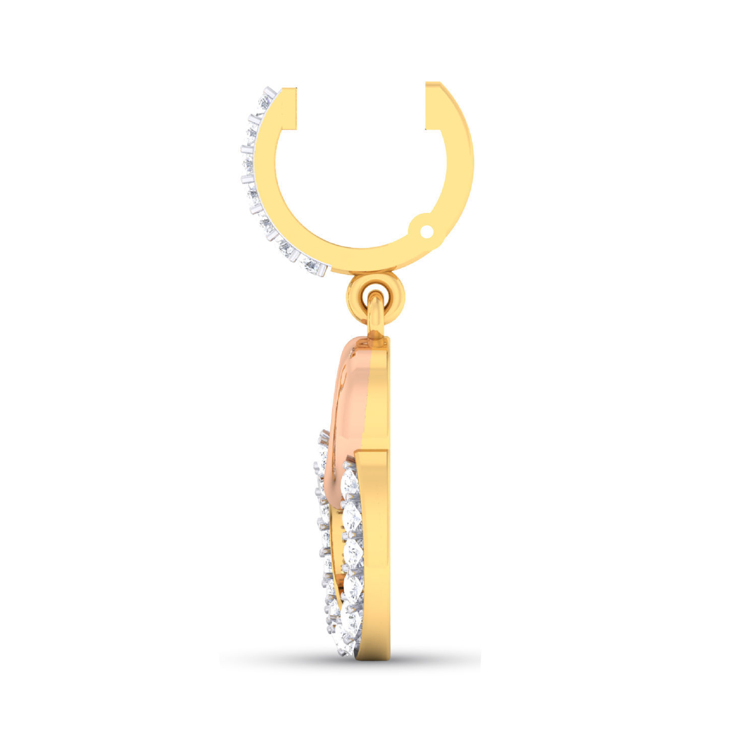 Women pendant-earrings set 3dm mgx render detail 3D print model 3D print model_2