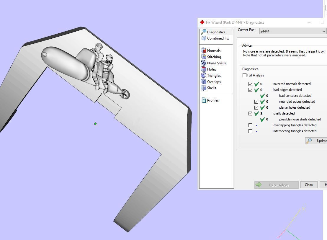 submarine and torpedoes 3D print model_3