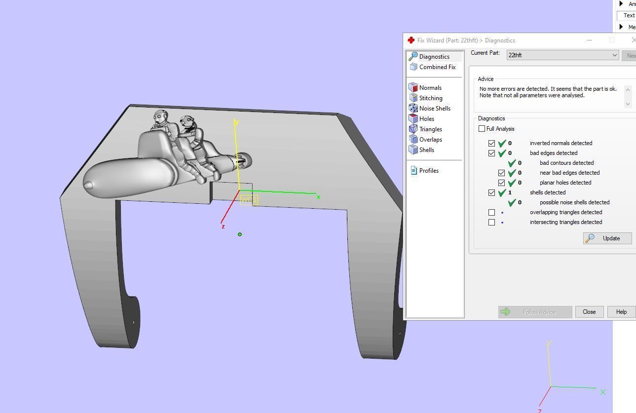 submarine and torpedoes 3D print model_5
