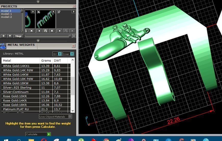 submarine and torpedoes 3D print model_6