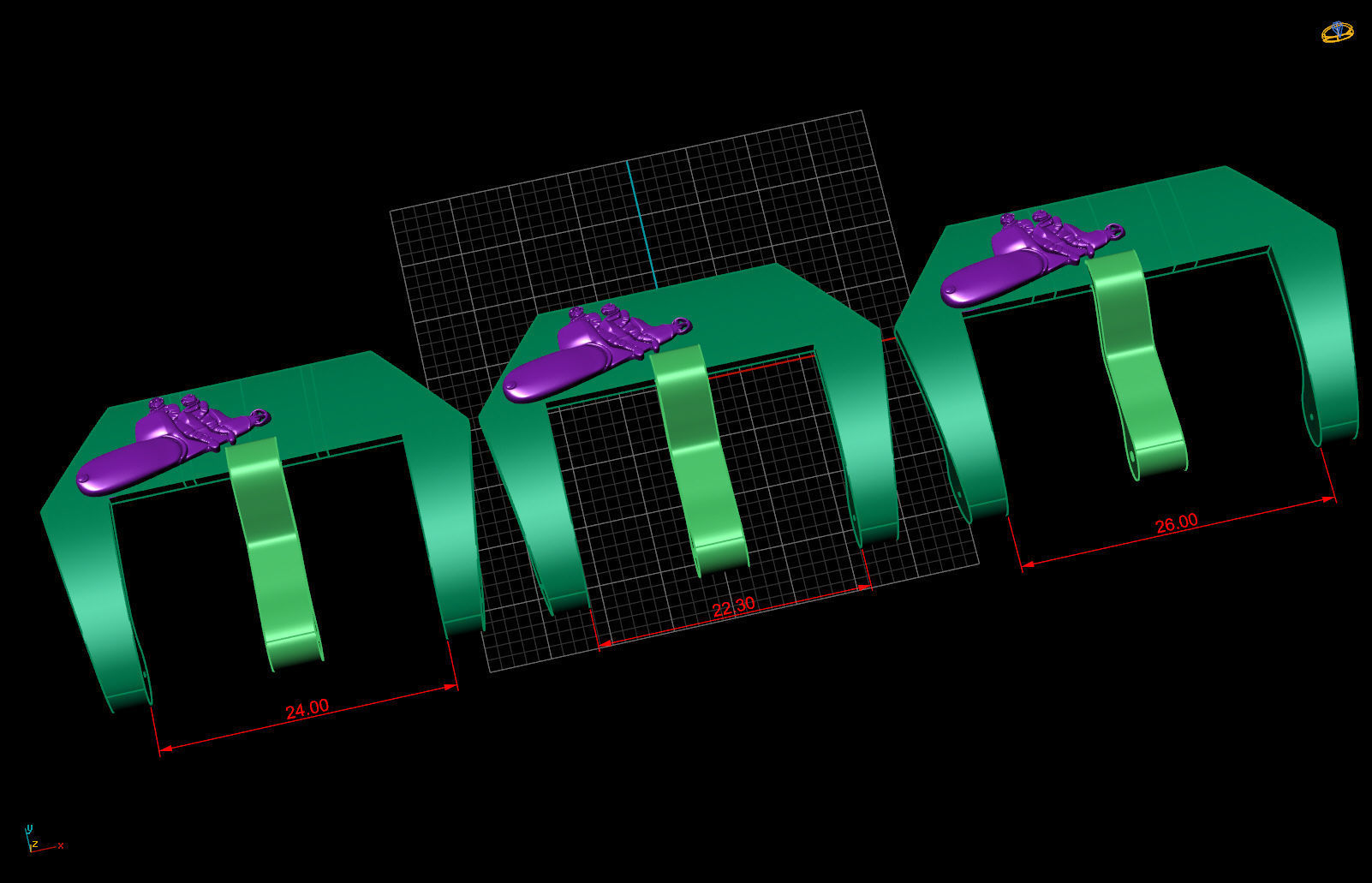 submarine and torpedoes 3D print model_7