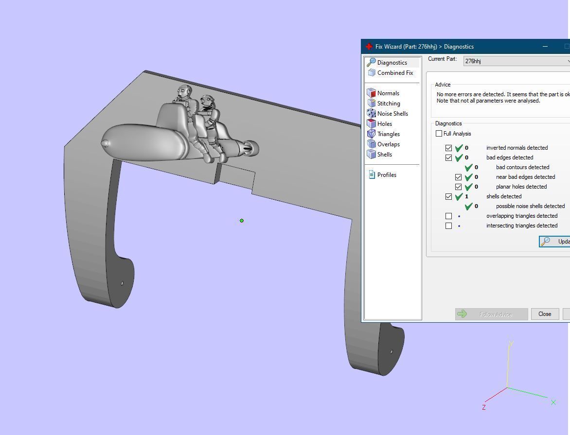 submarine and torpedoes 3D print model_2