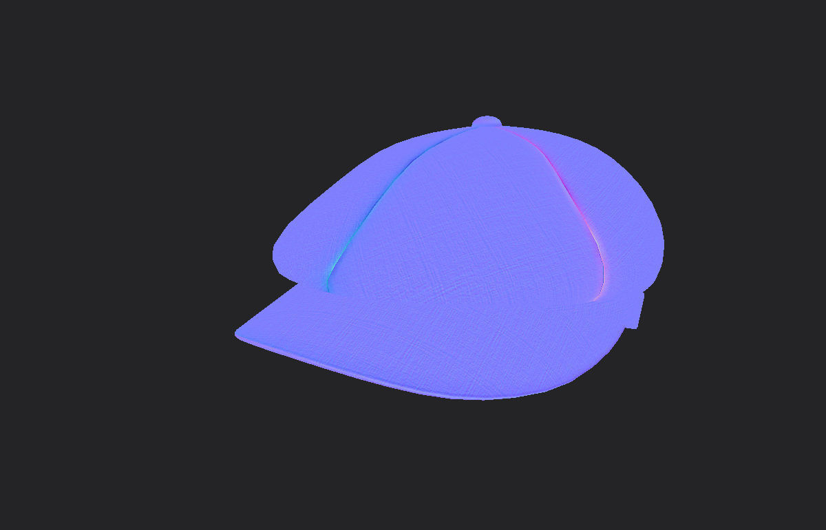Gatsby Cap 3D model_7