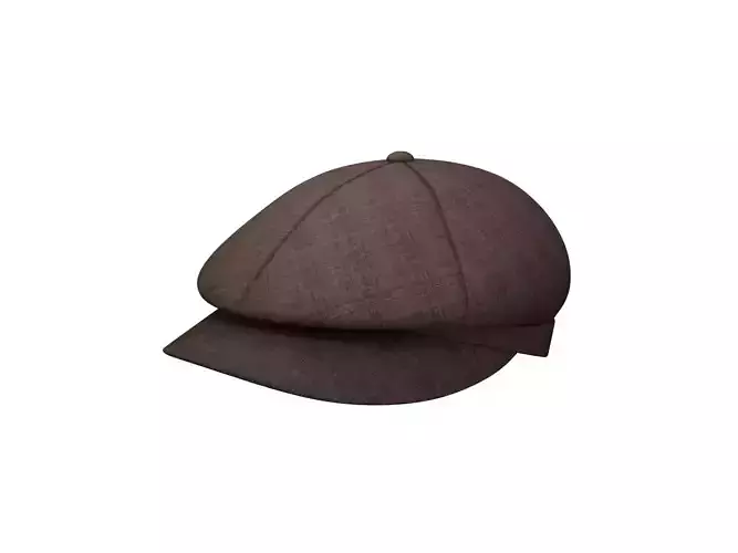 Gatsby Cap 3D model