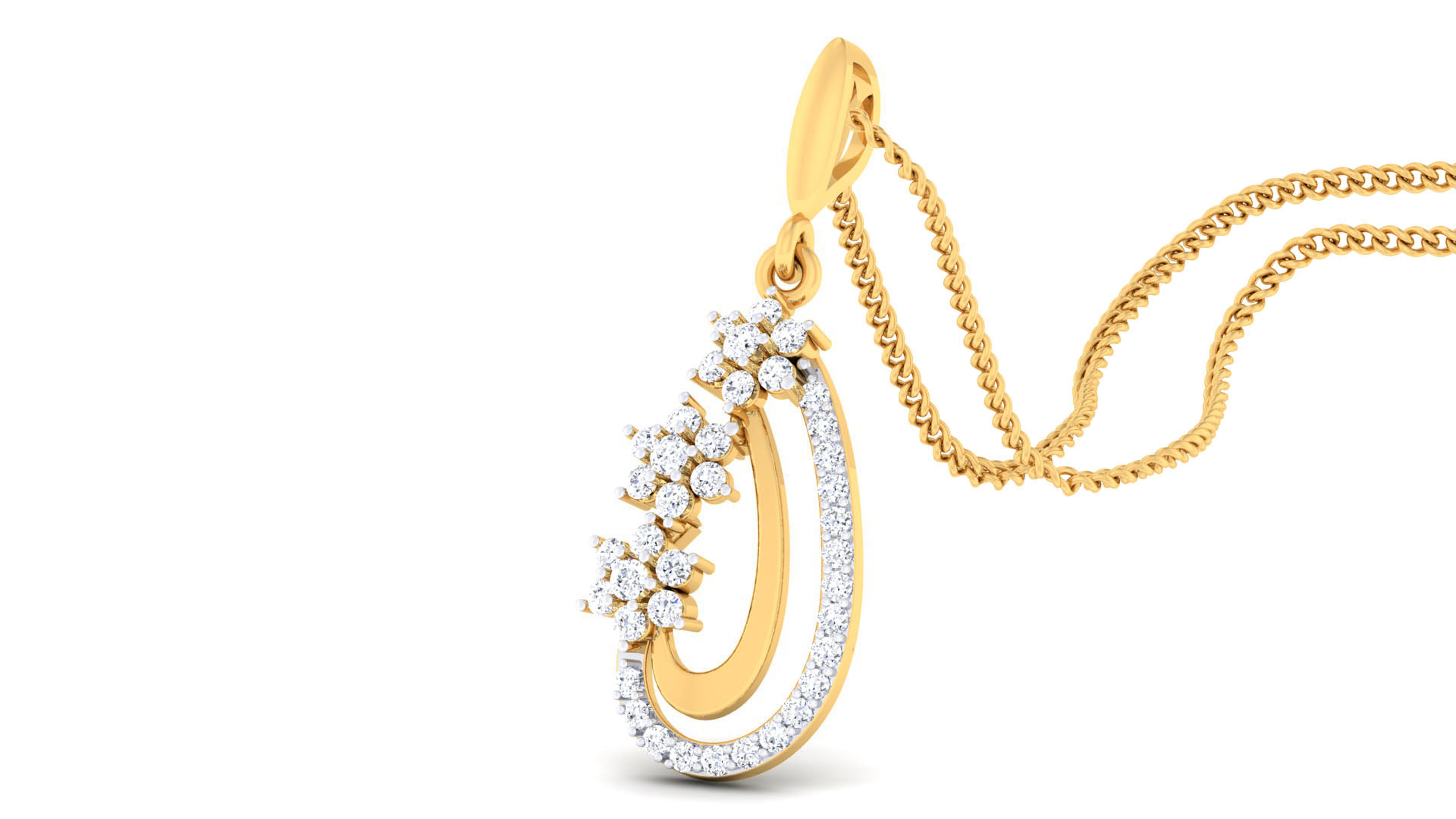 Women pendant-earrings set 3dm mgx render detail 3D print model 3D print model_1