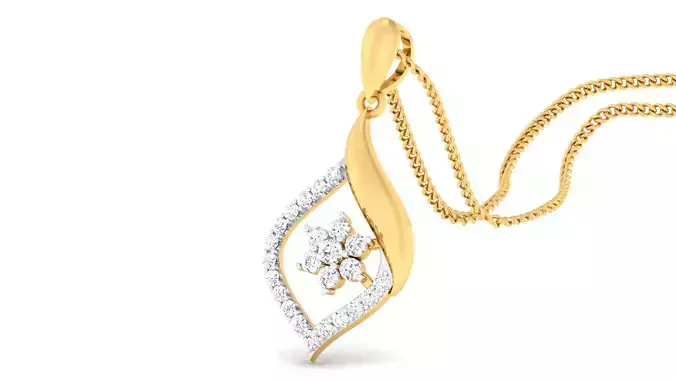 Women pendant-earrings set 3dm mgx render detail 3D print model