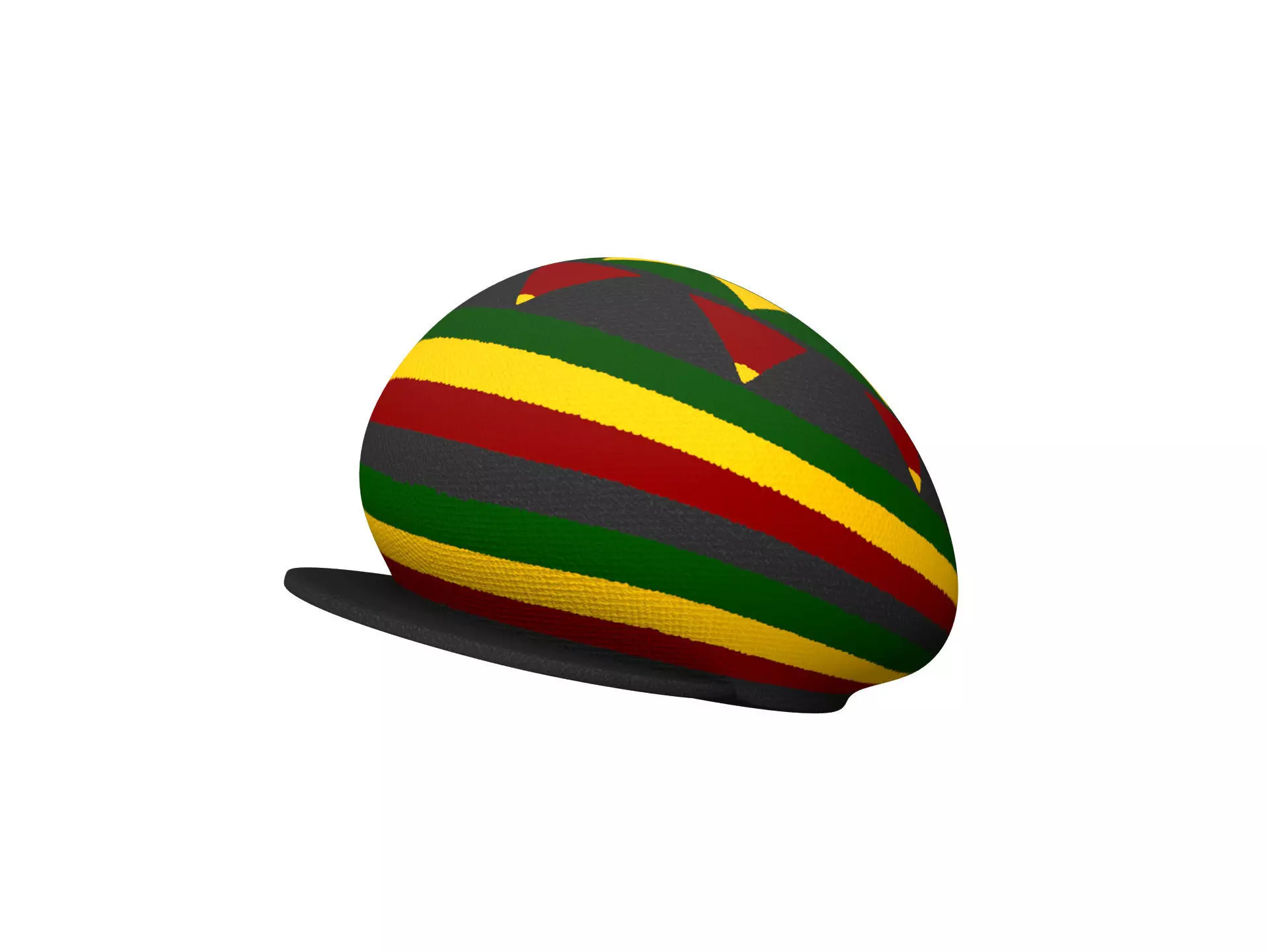 Reggae Cap 3D model_0