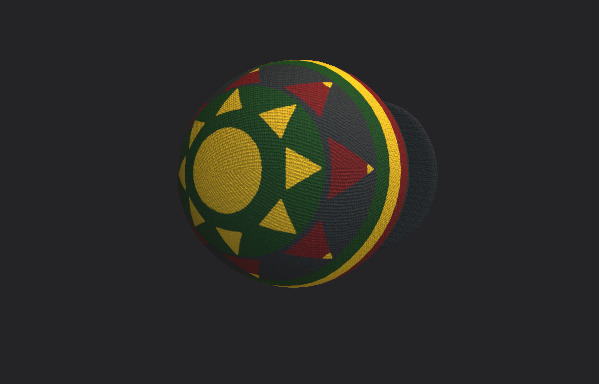 Reggae Cap 3D model_13