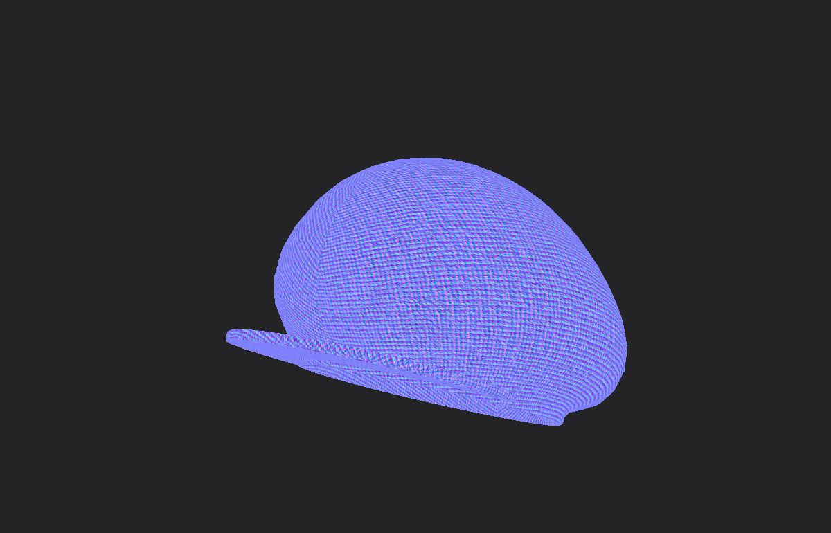 Reggae Cap 3D model_7