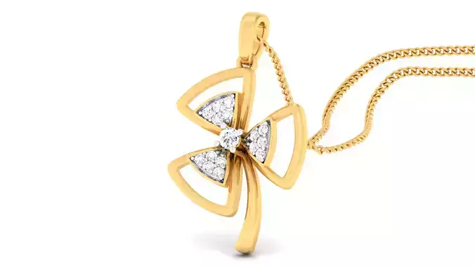 Women pendant-earrings set 3dm mgx render detail 3D print model