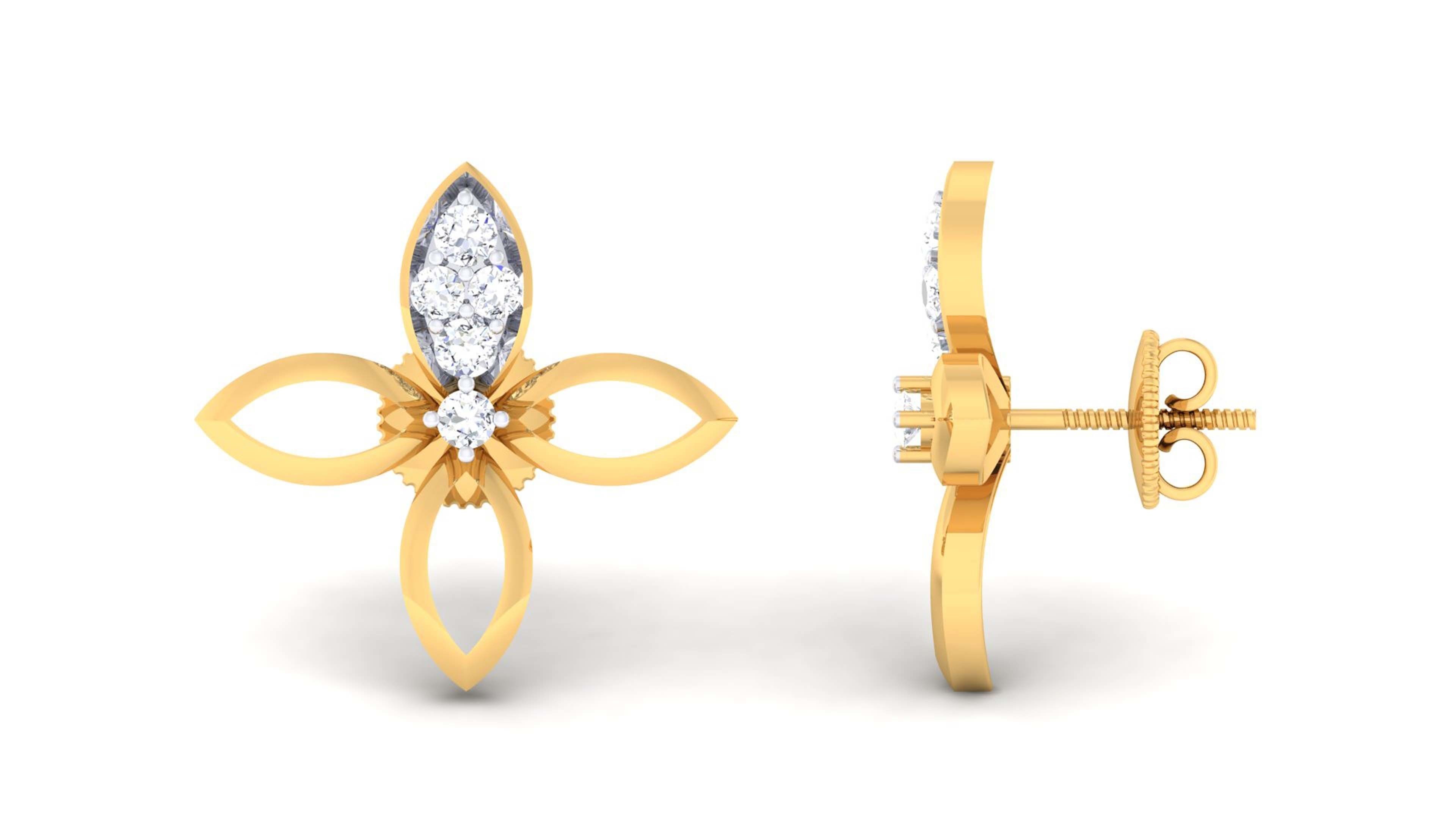 Women pendant-earrings set 3dm mgx render detail 3D print model 3D print model_8