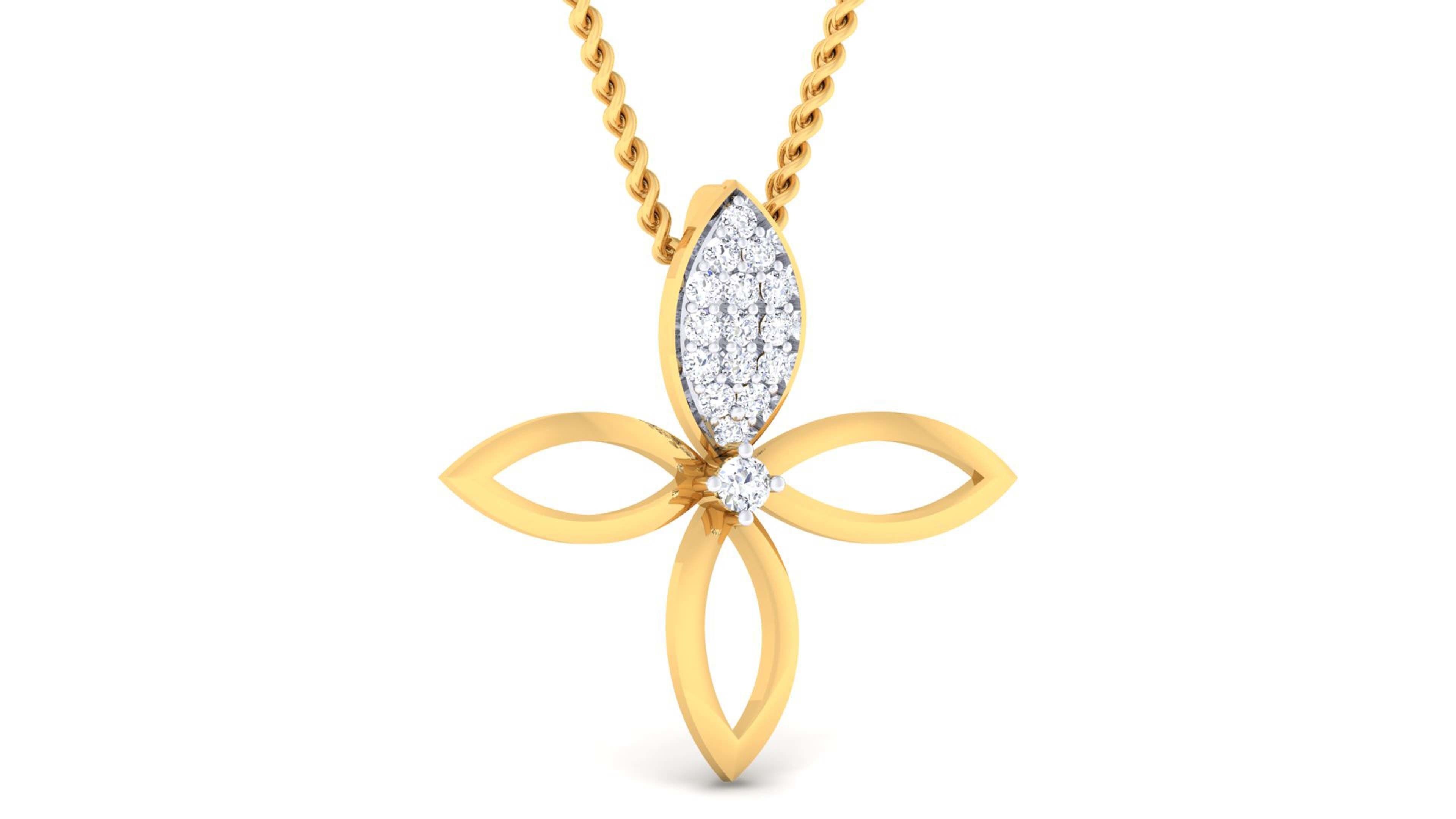 Women pendant-earrings set 3dm mgx render detail 3D print model 3D print model_1