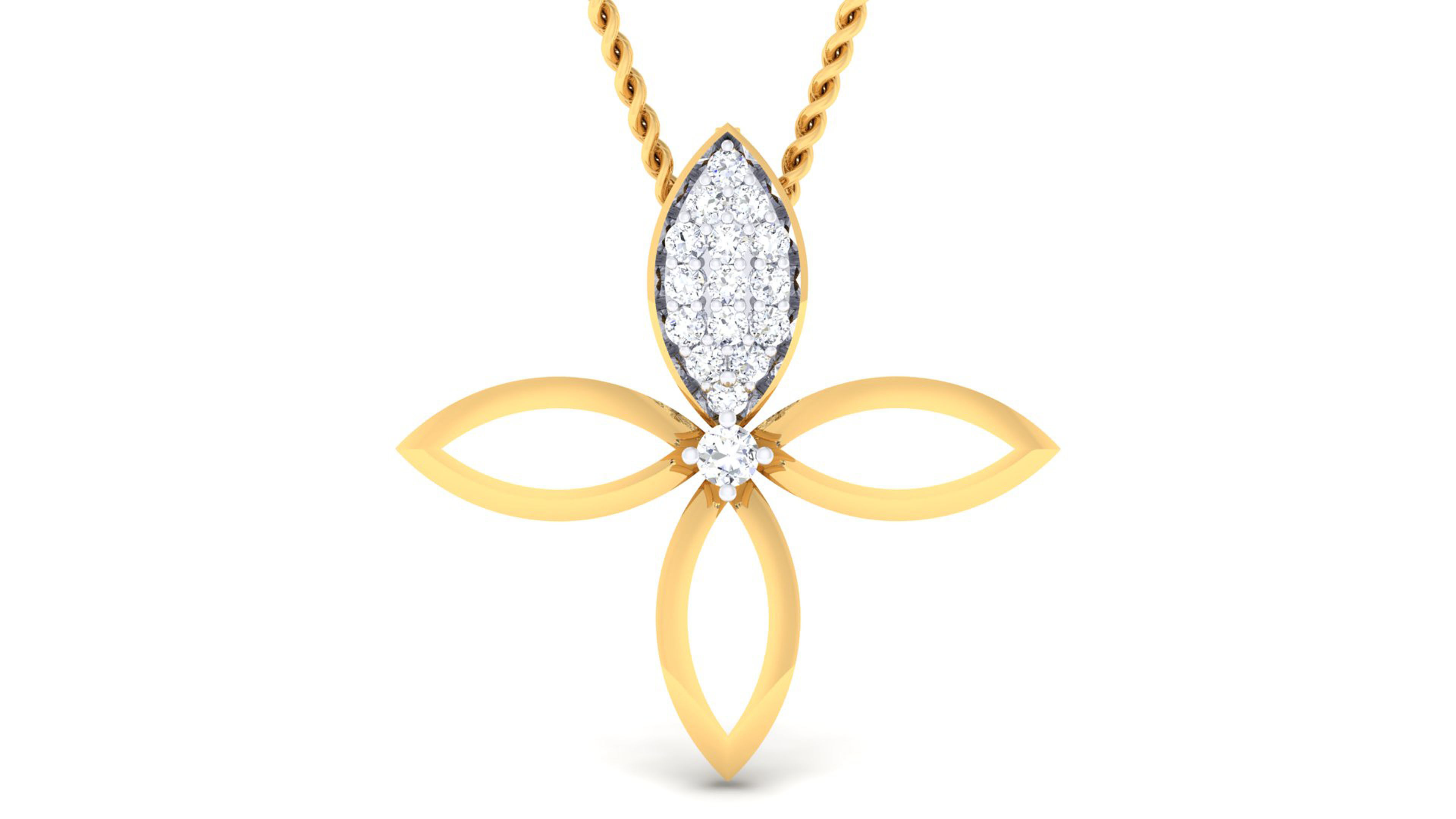 Women pendant-earrings set 3dm mgx render detail 3D print model 3D print model_2