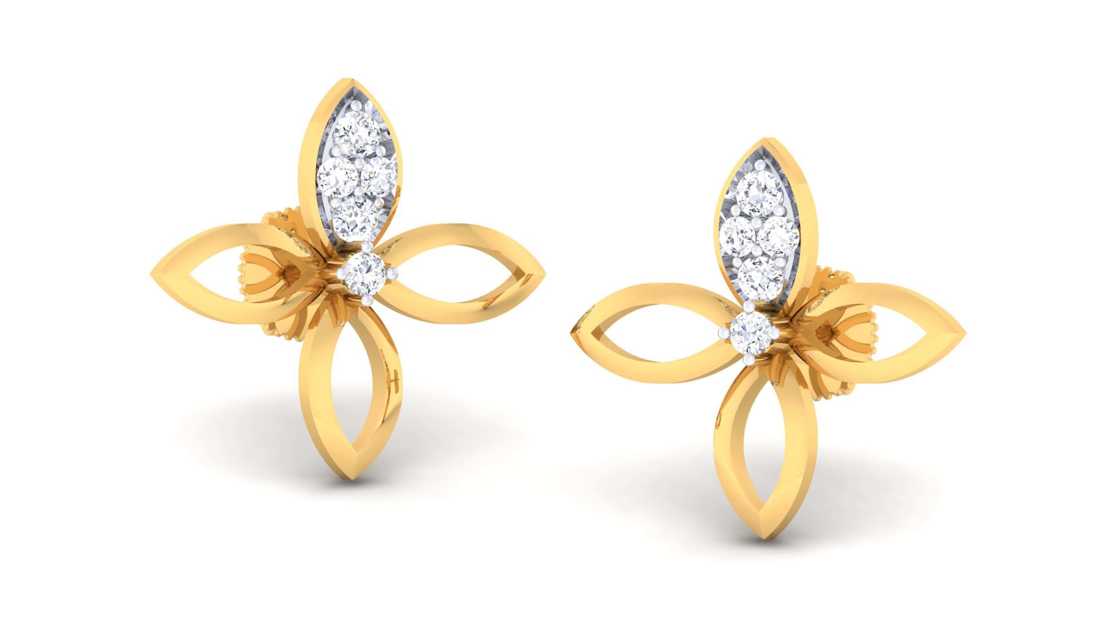 Women pendant-earrings set 3dm mgx render detail 3D print model 3D print model_7