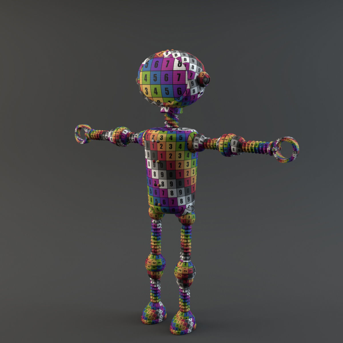 GraphBot robot 3D model_5