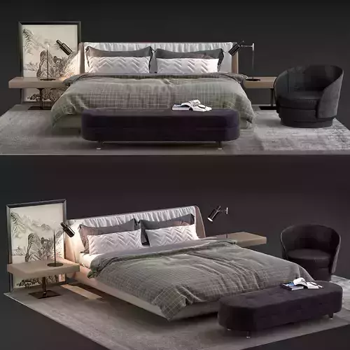 Minotti bedroom