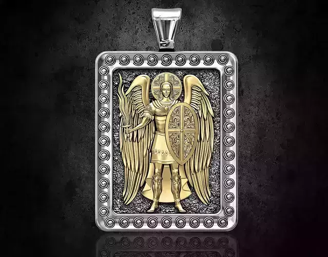 Knight Angel pendant