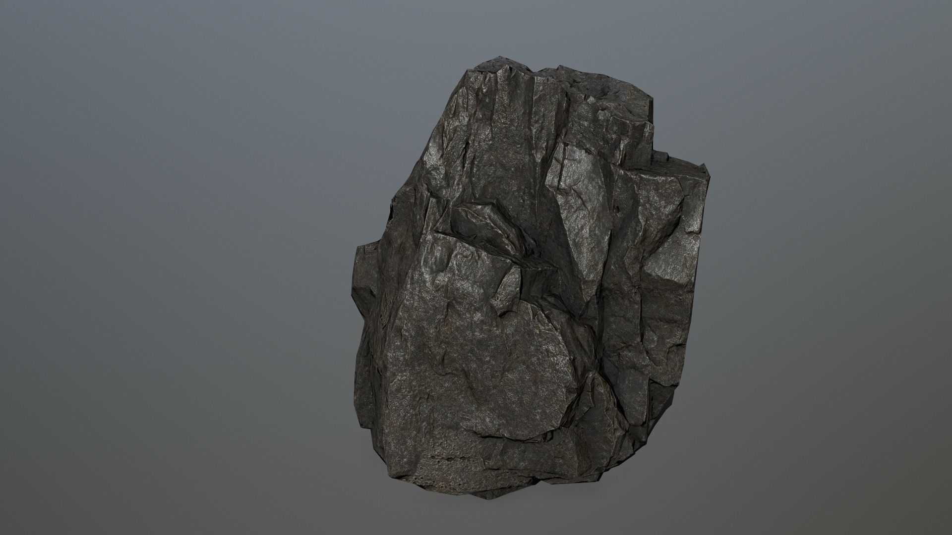 Rock set 2 Low-poly 3D model_10