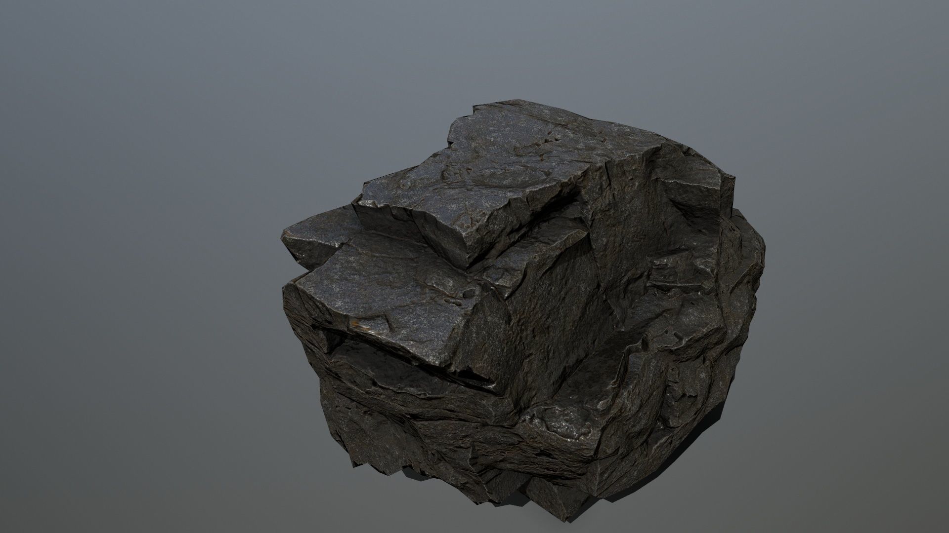 Rock set 2 Low-poly 3D model_12