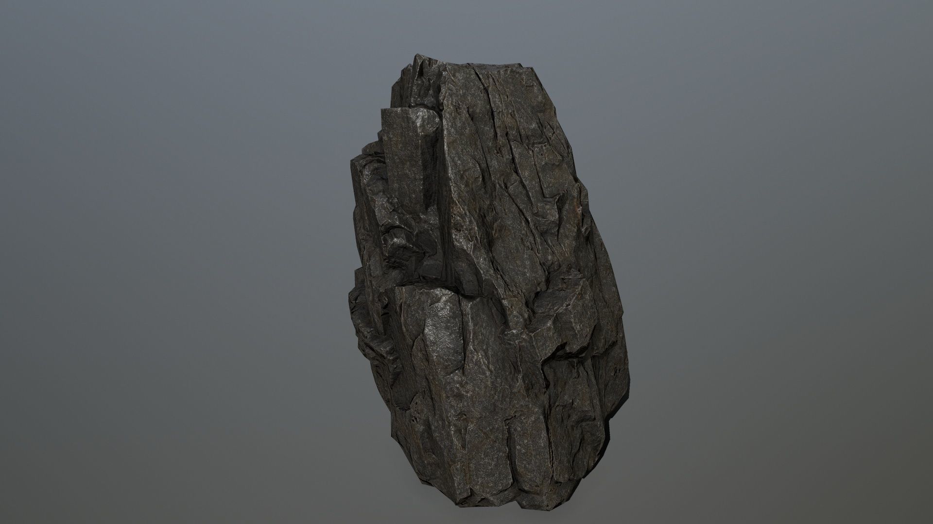 Rock set 2 Low-poly 3D model_9