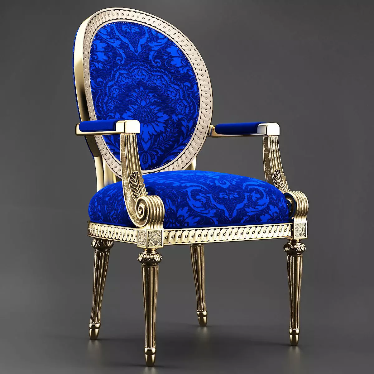 Louis XVI armchair 3D model