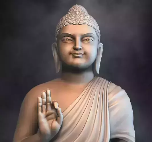 Buddha  for 3d printing 3D print model 3D print model