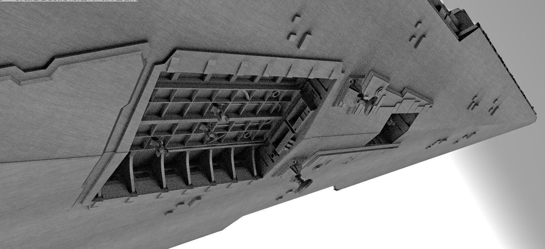 Imperial Star Destroyer I and II Star Wars - High Details Level 3D model_34