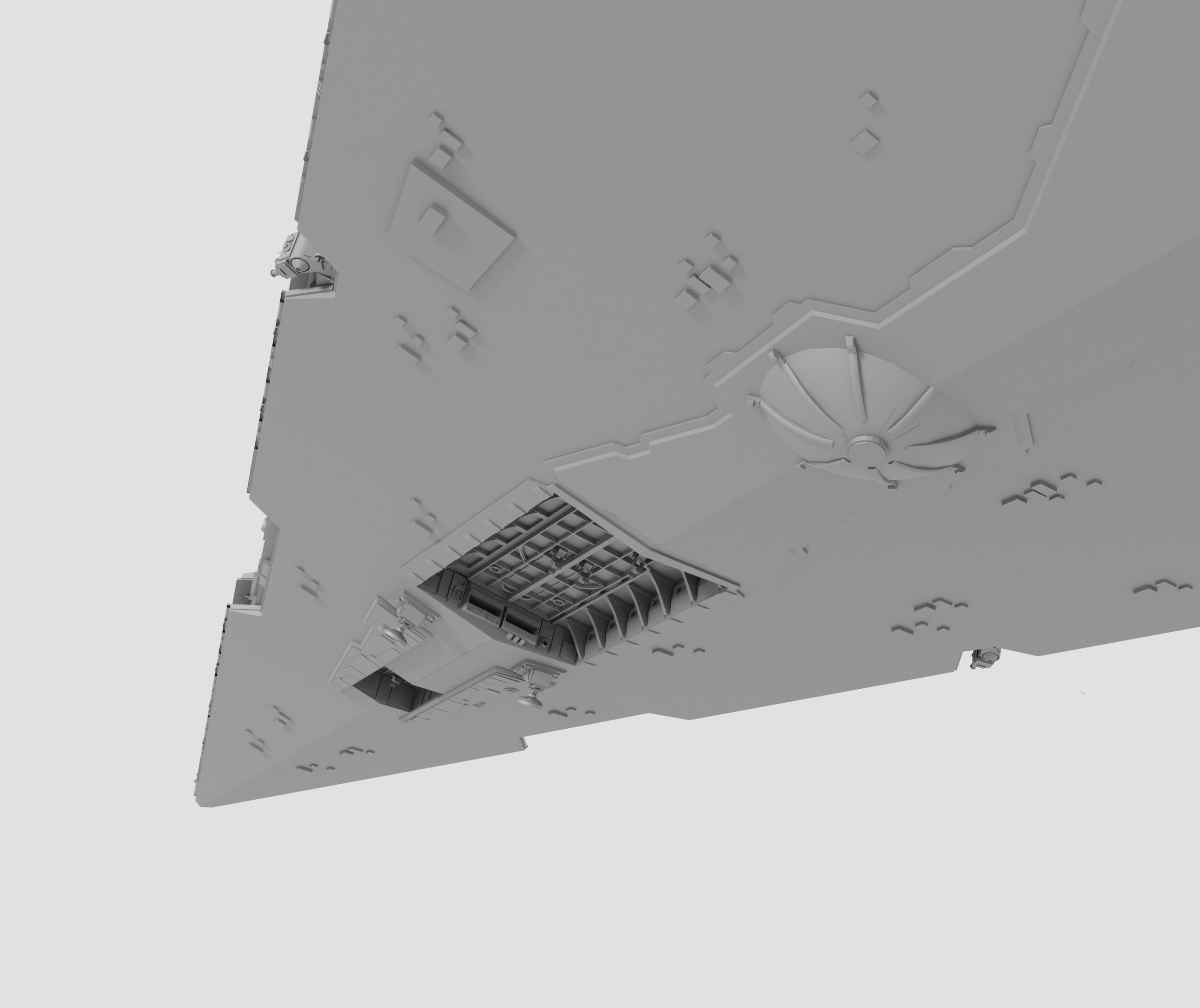 Imperial Star Destroyer I and II Star Wars - High Details Level 3D model_4