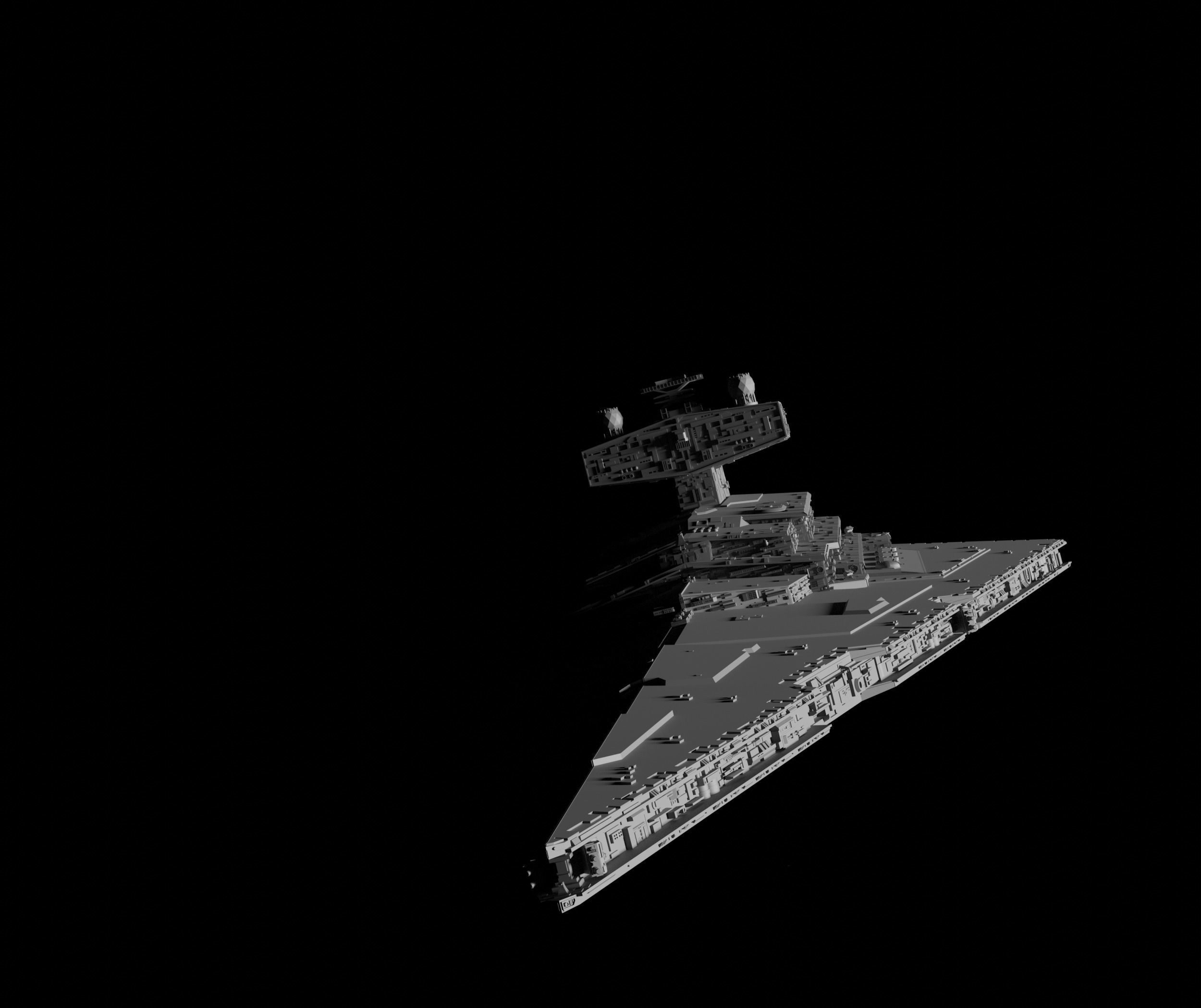 Imperial Star Destroyer I and II Star Wars - High Details Level 3D model_15