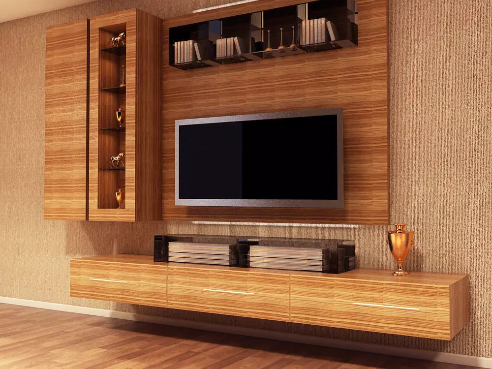 3d tv unit design 3D model 3D model_0