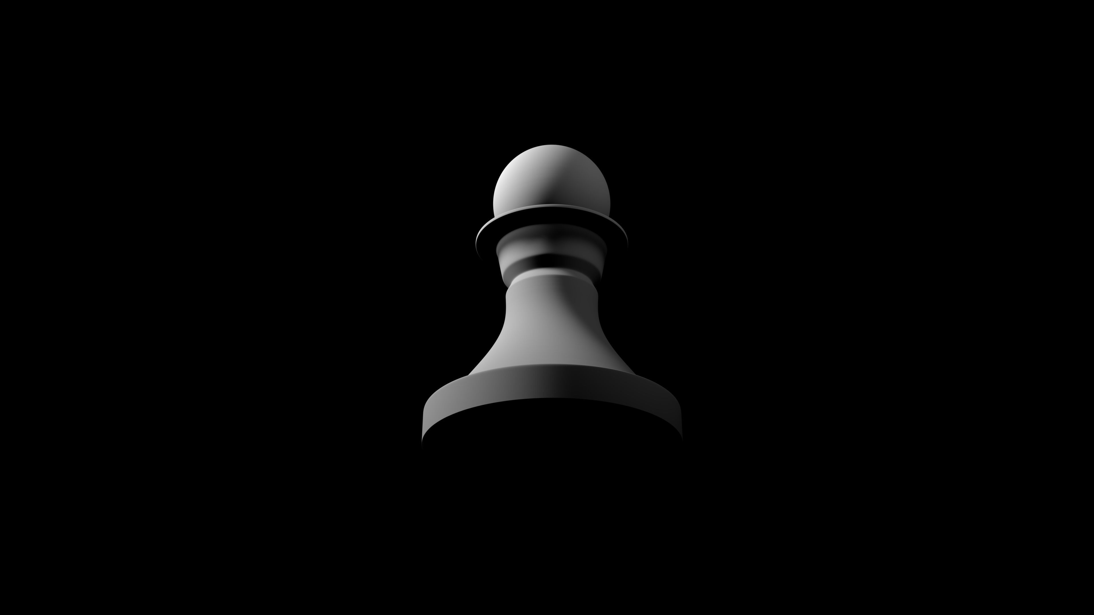 Chess Pawn Free 3D model_4