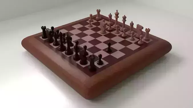 Wooden Chess Board