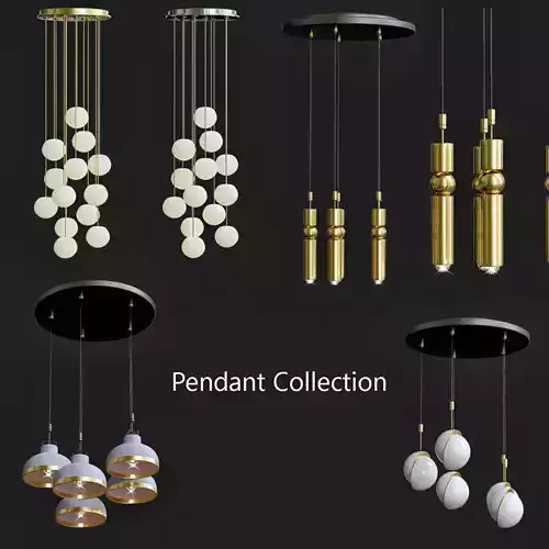Pendan collection pendant light with four balls hanging from it
