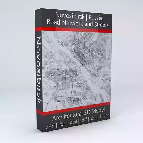 Novosibirsk Road Network and Streets