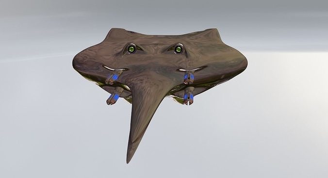 Sci-fi Drone Free low-poly 3D model
