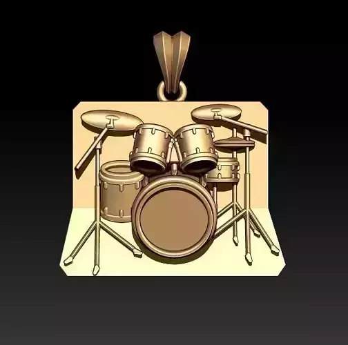 drum pendant 3D print model