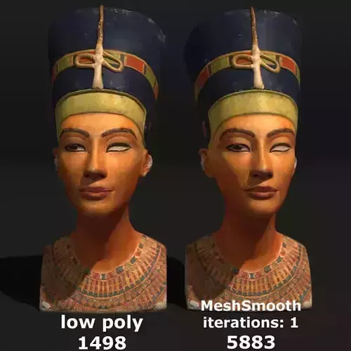 Nefertiti bust of