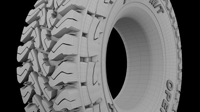 Car Tire - Toyo Open Country TIRE  3D model