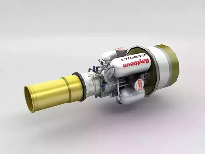  Exoatmospheric Kill Vehicle Low-poly 3D model