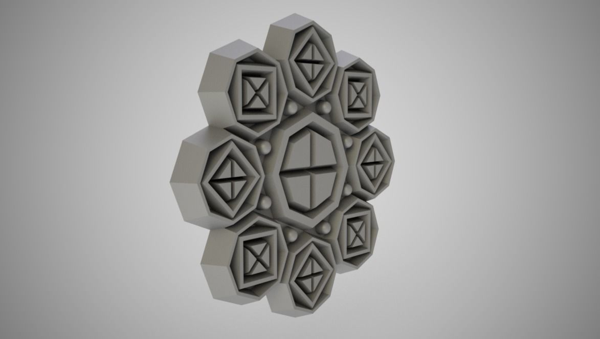 Carving Design 7 3D print model_3
